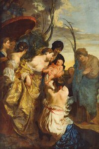 溺死から救われたモーセc。 1625-31 作： Johann Liss or Lis or von Lys